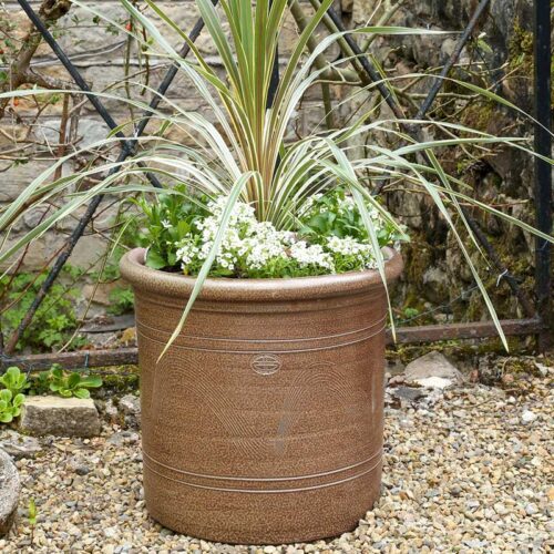 Errington Reay Salt Glazed Cylinder Pot