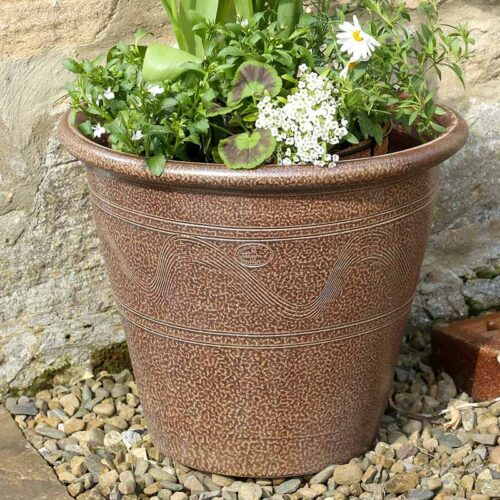 Errington Reay Salt Glazed Tall Planter