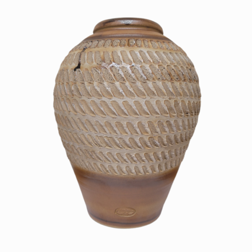 Errington Reay Salt Glazed Caramel Vase