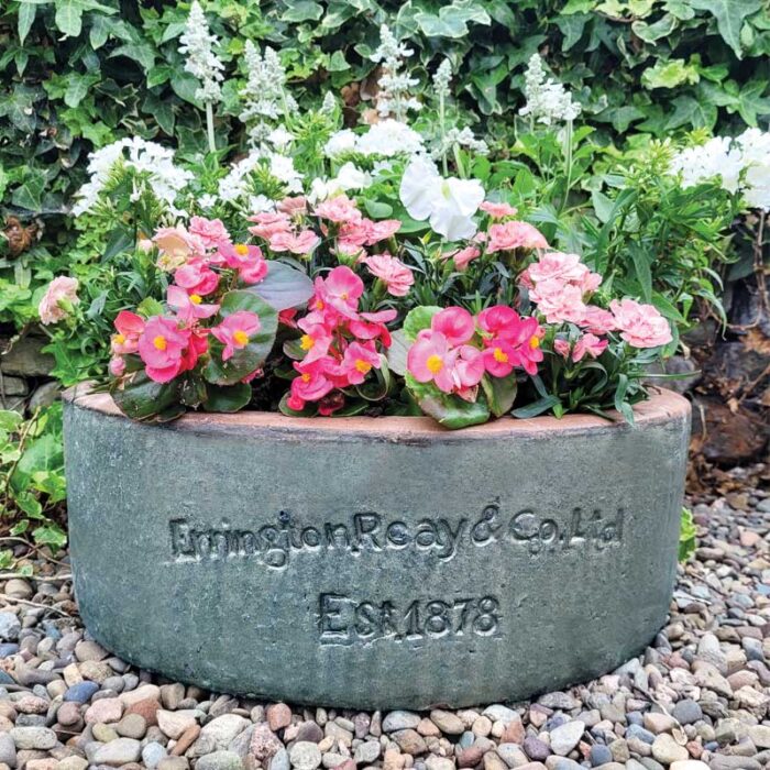 Errington Reay Courtyard Low Round Planter