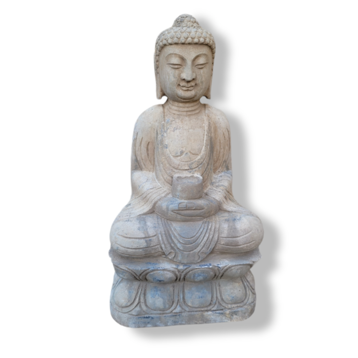 Errington Reay Praying Buddha Stone